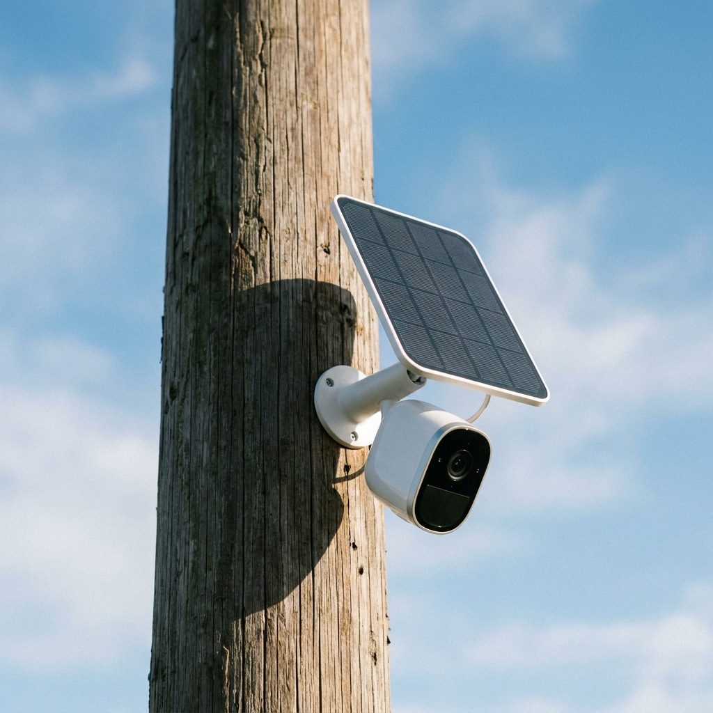 Camera Exterieur Solaire Image