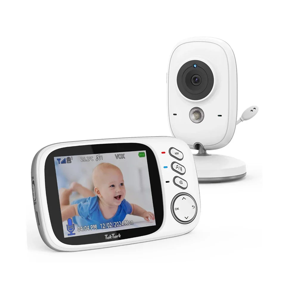 Babyphone Vidéo Sans Fil Avec Vision Nocturne