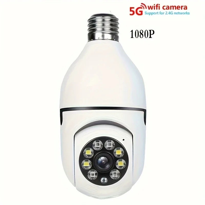 Caméra Ampoule WiFi Extérieure Avec Vision 360°