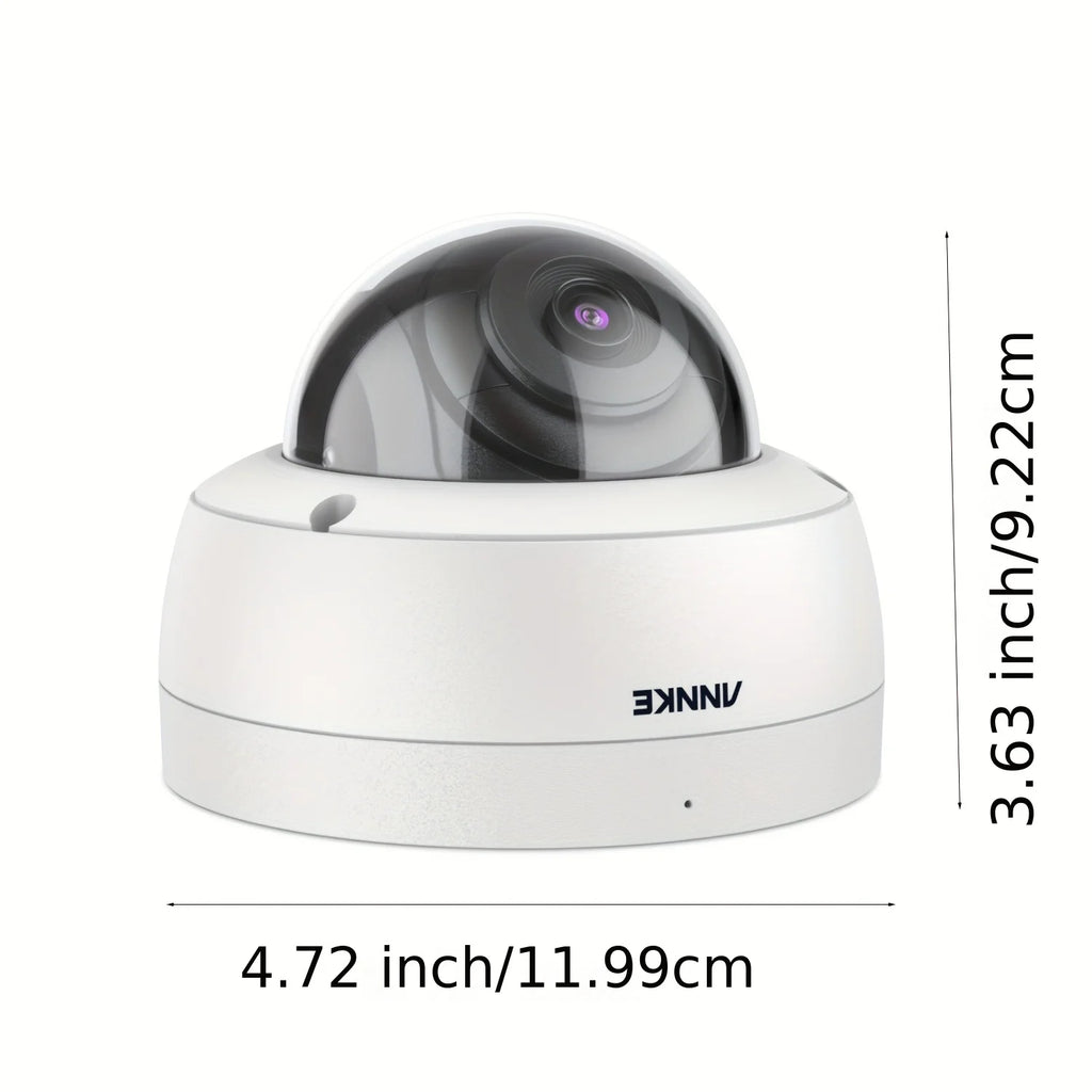 Caméra De Sécurité Dôme 3K Poe Avec Vision Nocturne