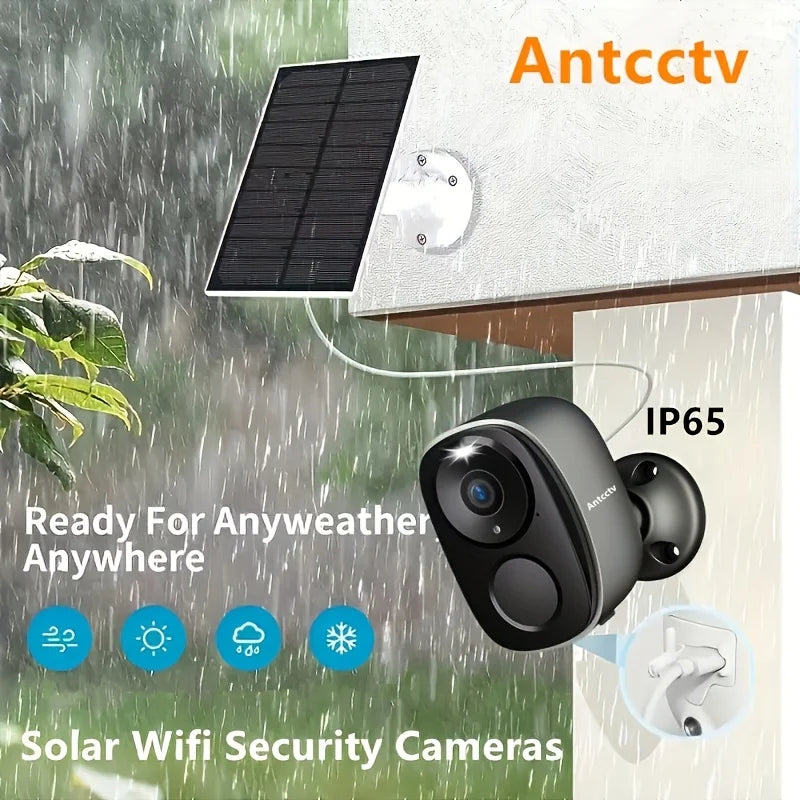 Caméra de Sécurité Extérieure Solaire 3MP avec Projecteur — illustration 3 Image