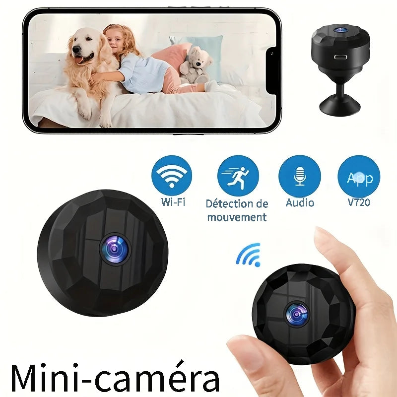 Caméra De Sécurité Intérieure Sans Fil Wi-Fi 480P — photo 2