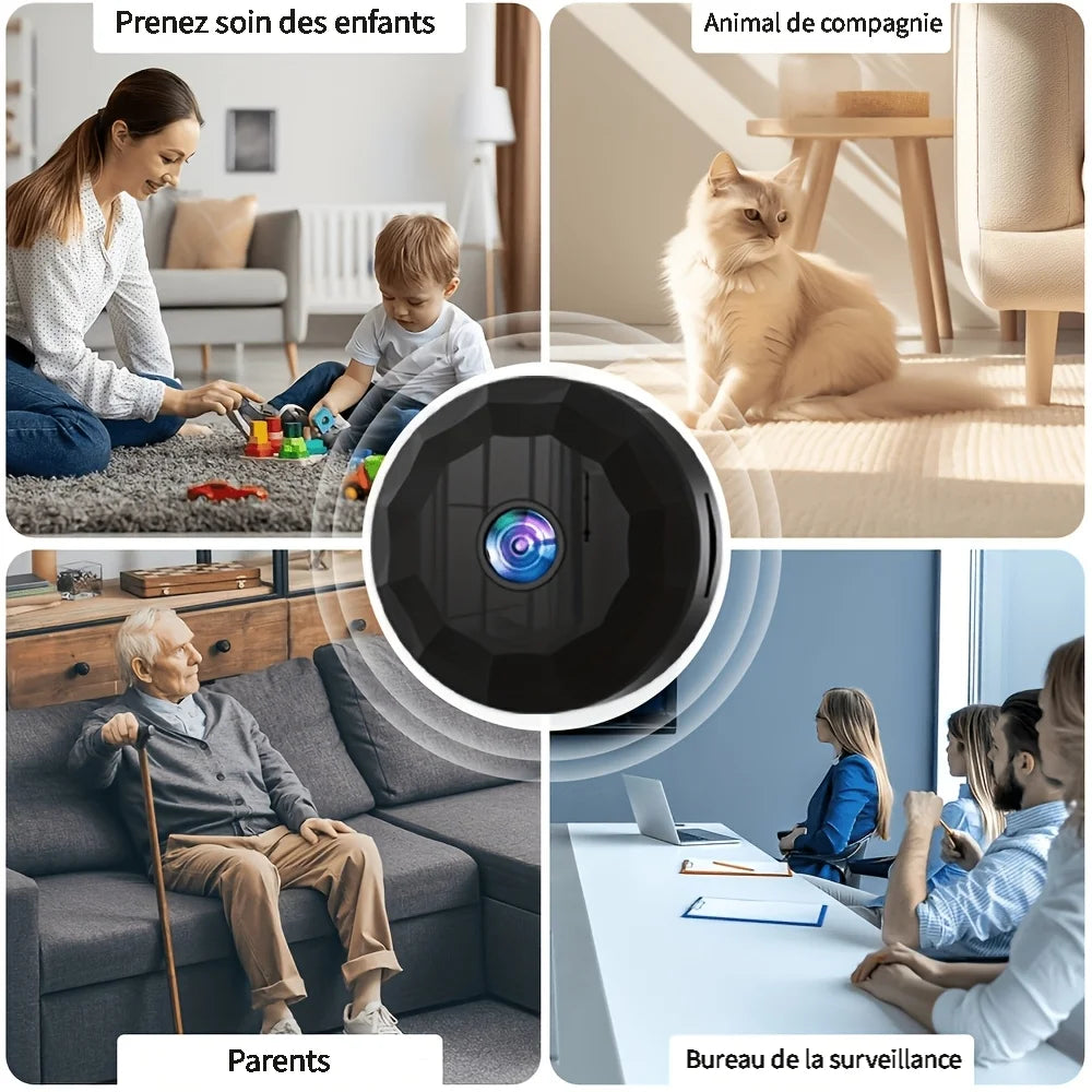 Caméra De Sécurité Intérieure Sans Fil Wi-Fi 480P — photo 7