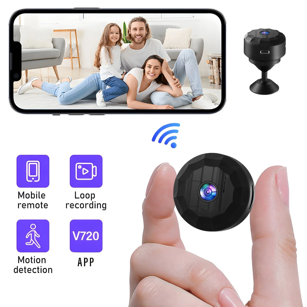 Caméra De Sécurité Intérieure Sans Fil Wi-Fi 480P — photo 10