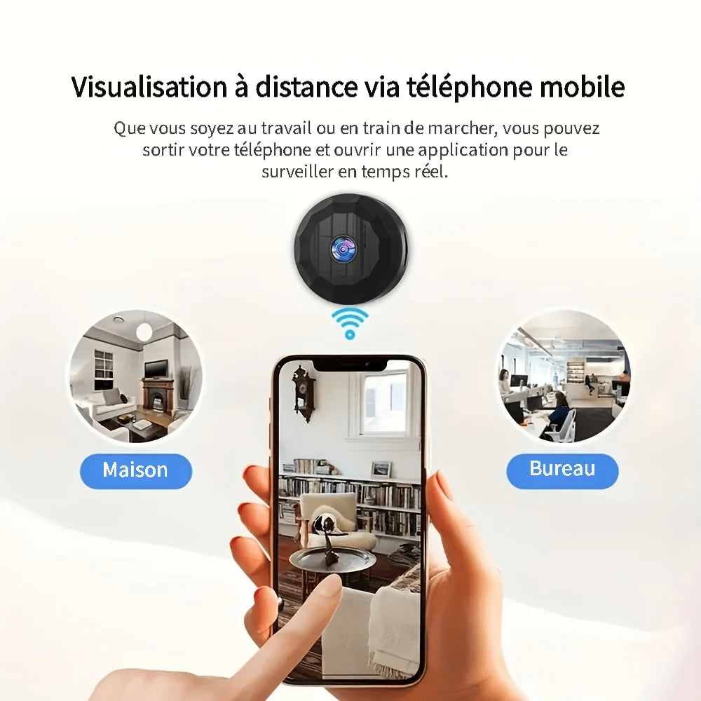 Caméra De Sécurité Intérieure Sans Fil Wi-Fi 480P — illustration 3 Image