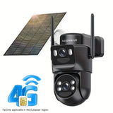 Caméra de Sécurité Solaire 4G LTE PTZ 1080P