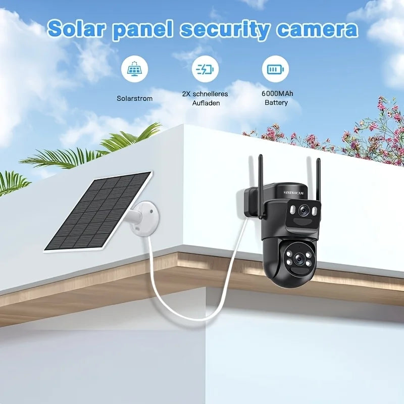 Caméra de Sécurité Solaire 4G LTE PTZ 1080P — photo 3