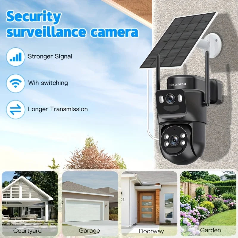 Caméra de Sécurité Solaire 4G LTE PTZ 1080P — photo 6