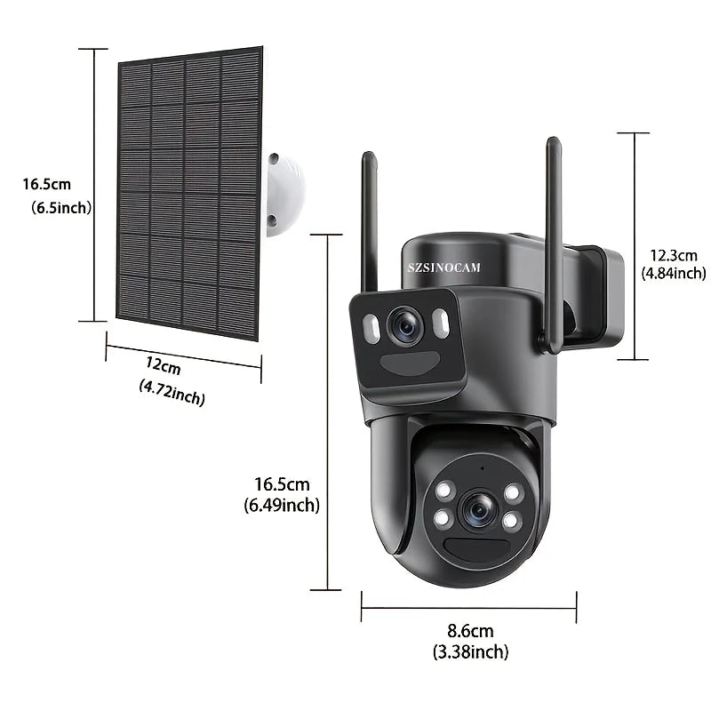 Caméra de Sécurité Solaire 4G LTE PTZ 1080P — photo 9