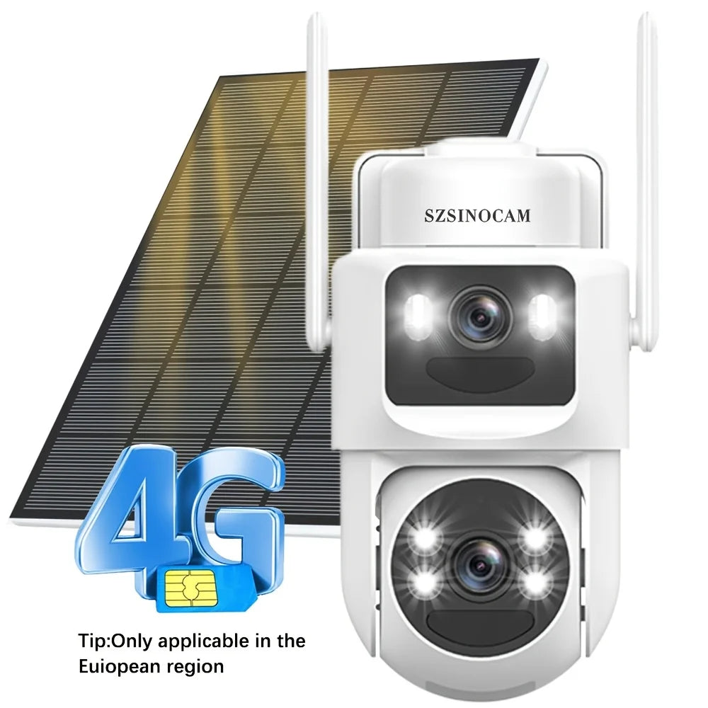 Caméra de Sécurité Solaire 4G LTE PTZ 1080P — illustration 1 Image