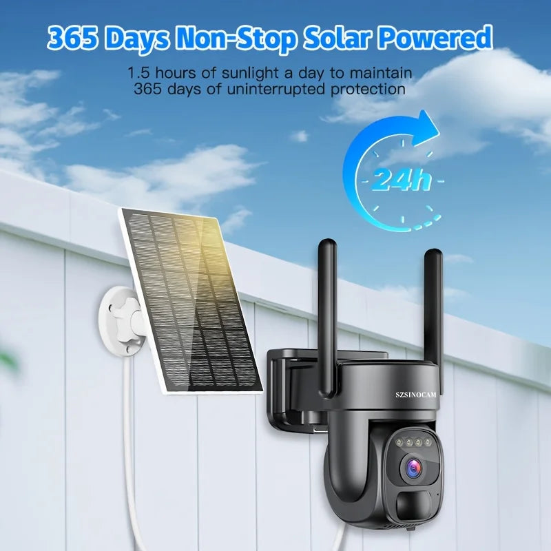 Caméra De Sécurité Solaire 4G LTE PTZ — photo 4