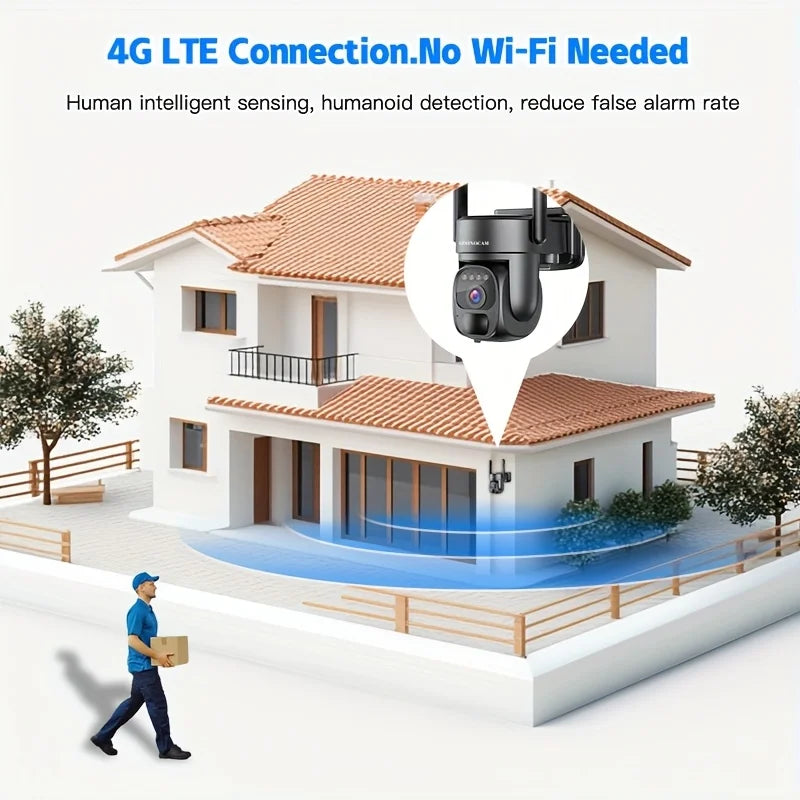 Caméra De Sécurité Solaire 4G LTE PTZ — photo 5