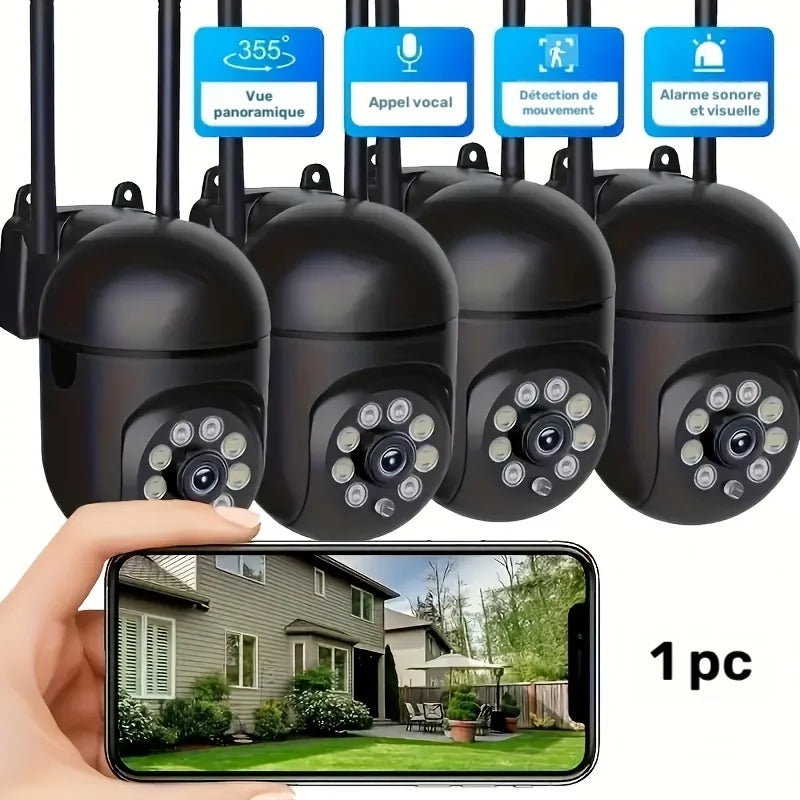 Caméra De Sécurité Wi-Fi Intérieure Et Extérieure 1080P — photo 2