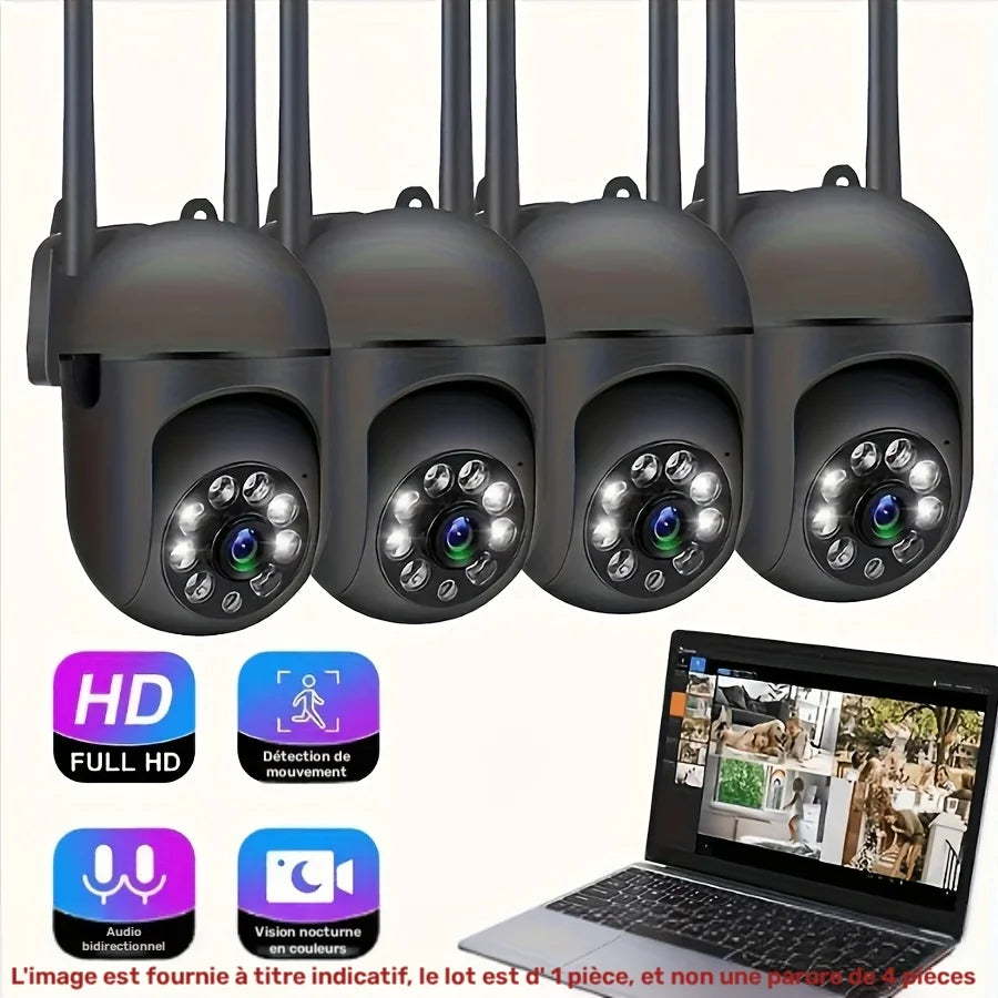 Caméra De Sécurité Wi-Fi Intérieure Et Extérieure 1080P — photo 3