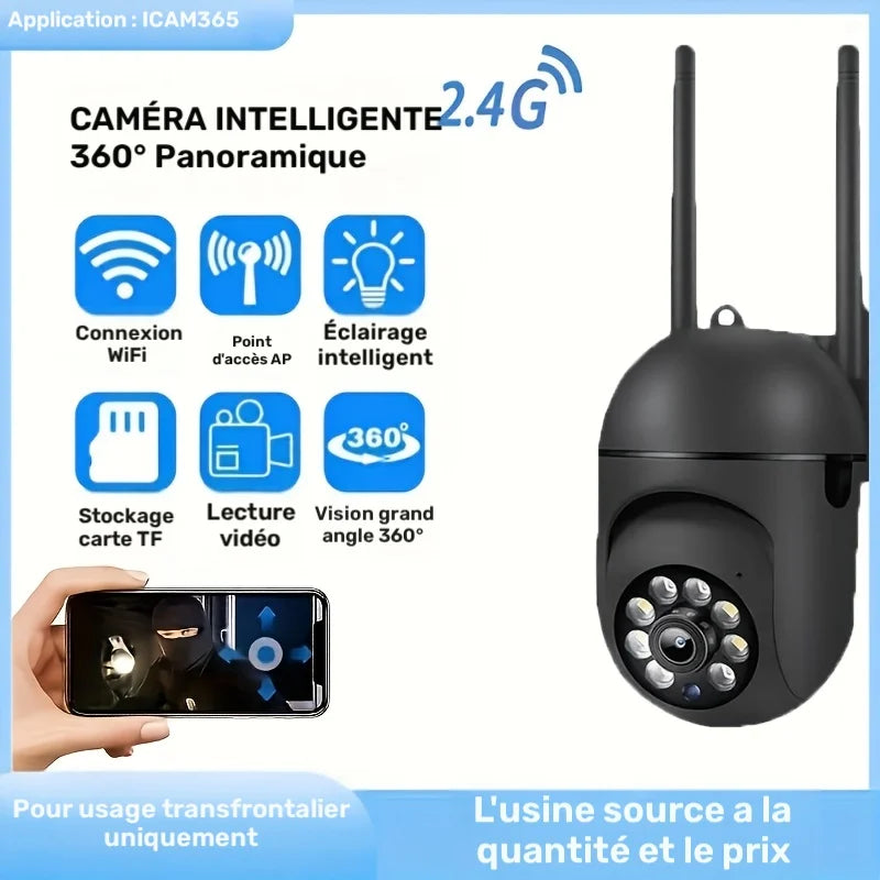 Caméra De Sécurité Wi-Fi Intérieure Et Extérieure 1080P — photo 5
