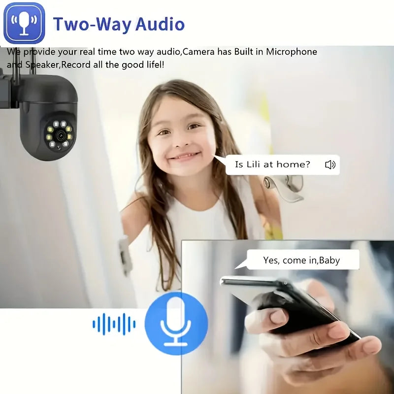 Caméra De Sécurité Wi-Fi Intérieure Et Extérieure 1080P — photo 6