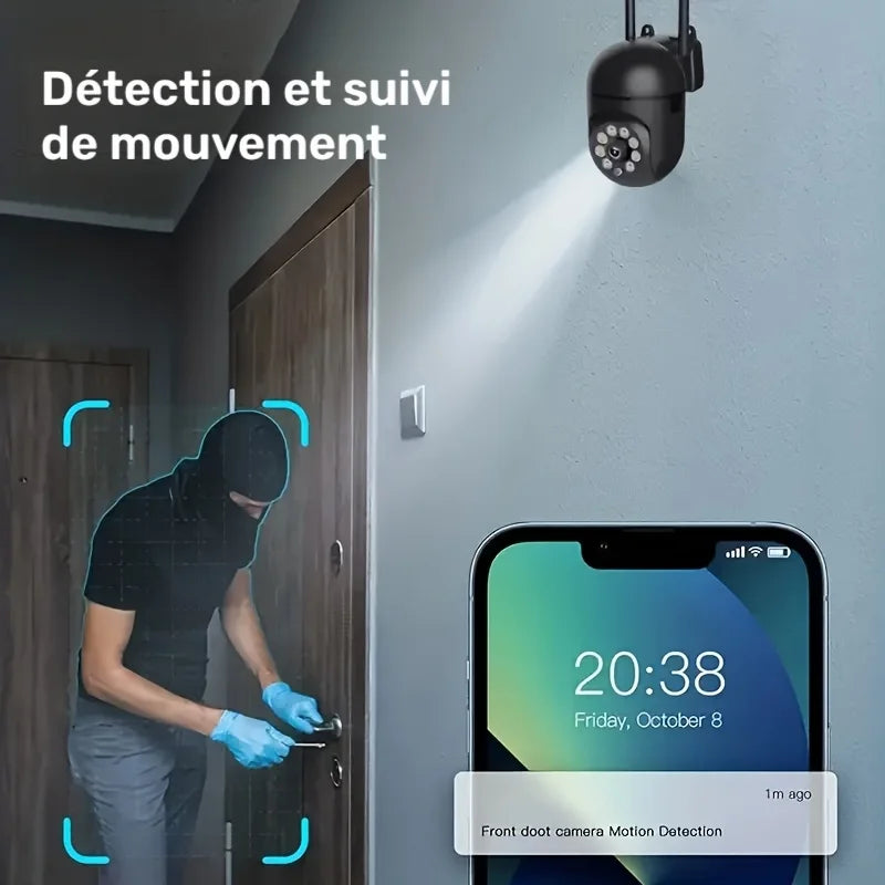 Caméra De Sécurité Wi-Fi Intérieure Et Extérieure 1080P — photo 8