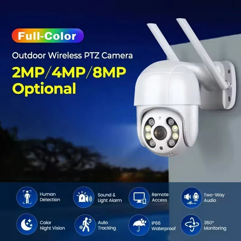 Caméra de Sécurité WiFi Extérieure 5MP 4K