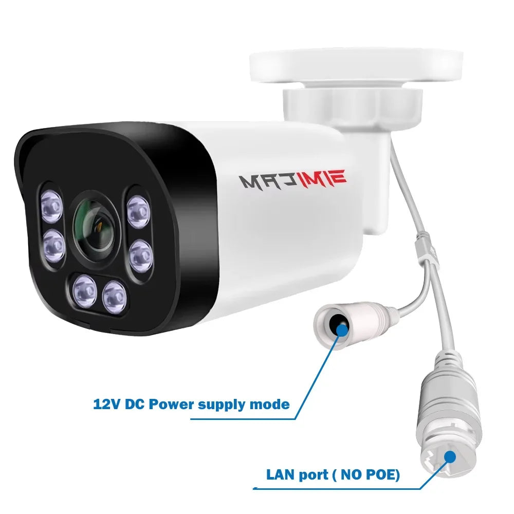 Caméra De Surveillance Bullet 4K Avec Vision Nocturne