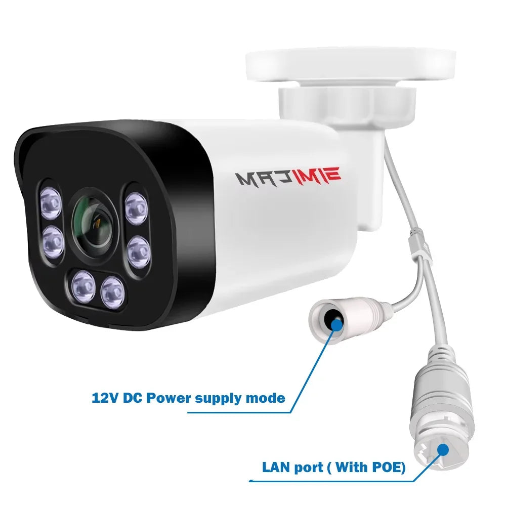Caméra De Surveillance Bullet 4K Avec Vision Nocturne