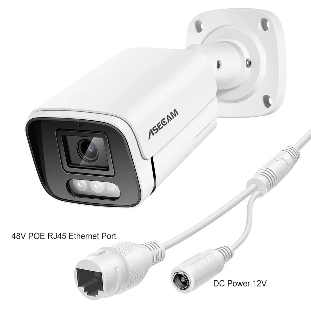 Caméra De Surveillance Extérieure 4K 8 MP PoE