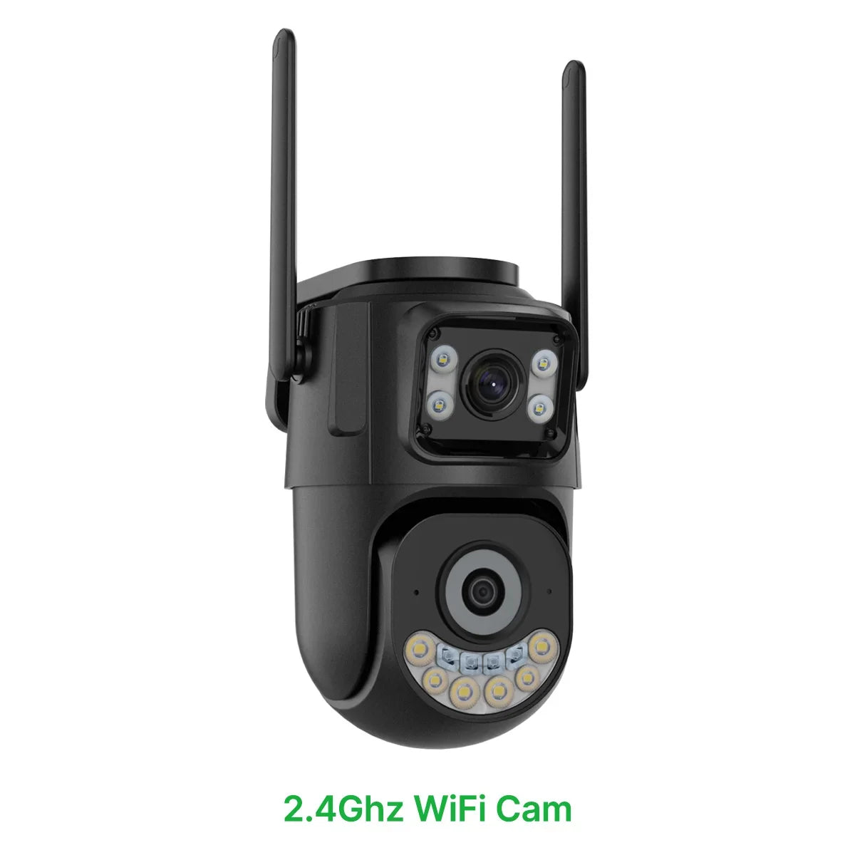 Caméra De Surveillance Extérieure Double Objectif Wi‑Fi Image