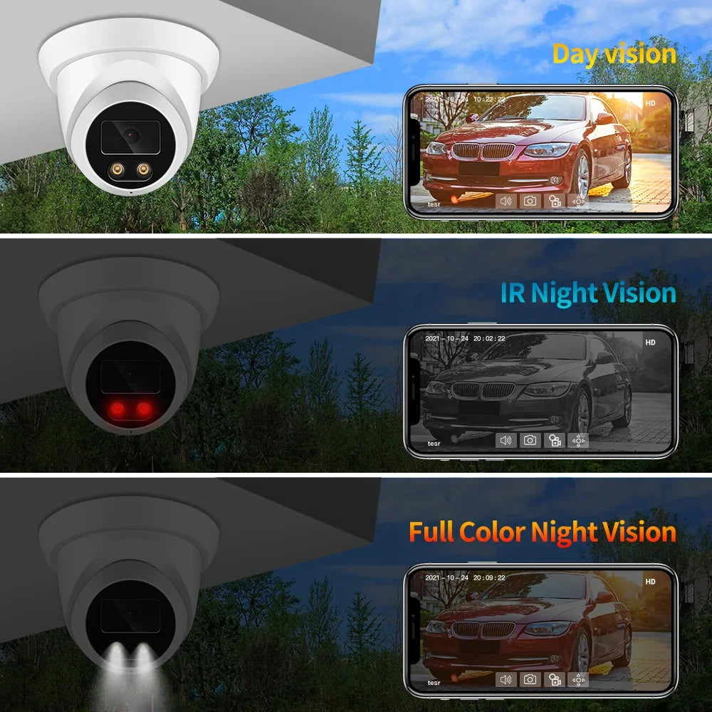 Caméra De Surveillance Extérieure IP POE 8MP 4K