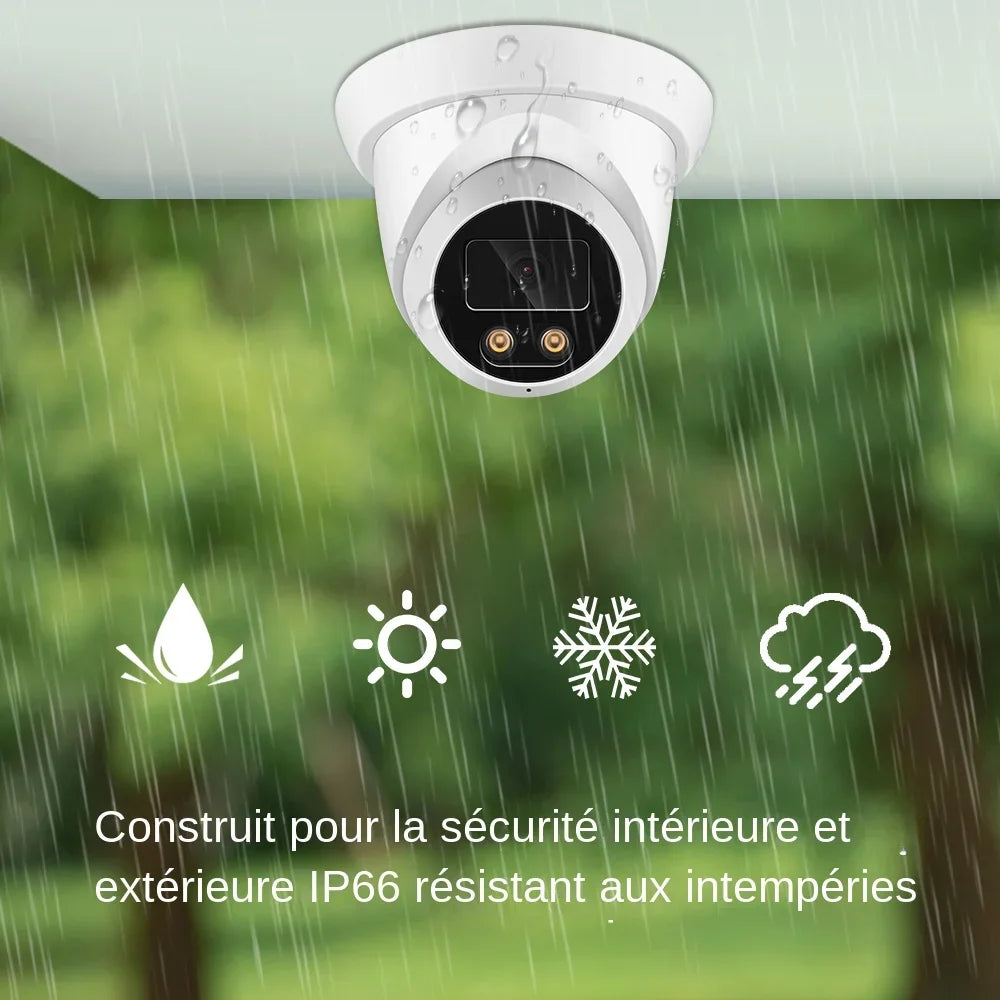 Caméra De Surveillance Extérieure IP POE 8MP 4K Image