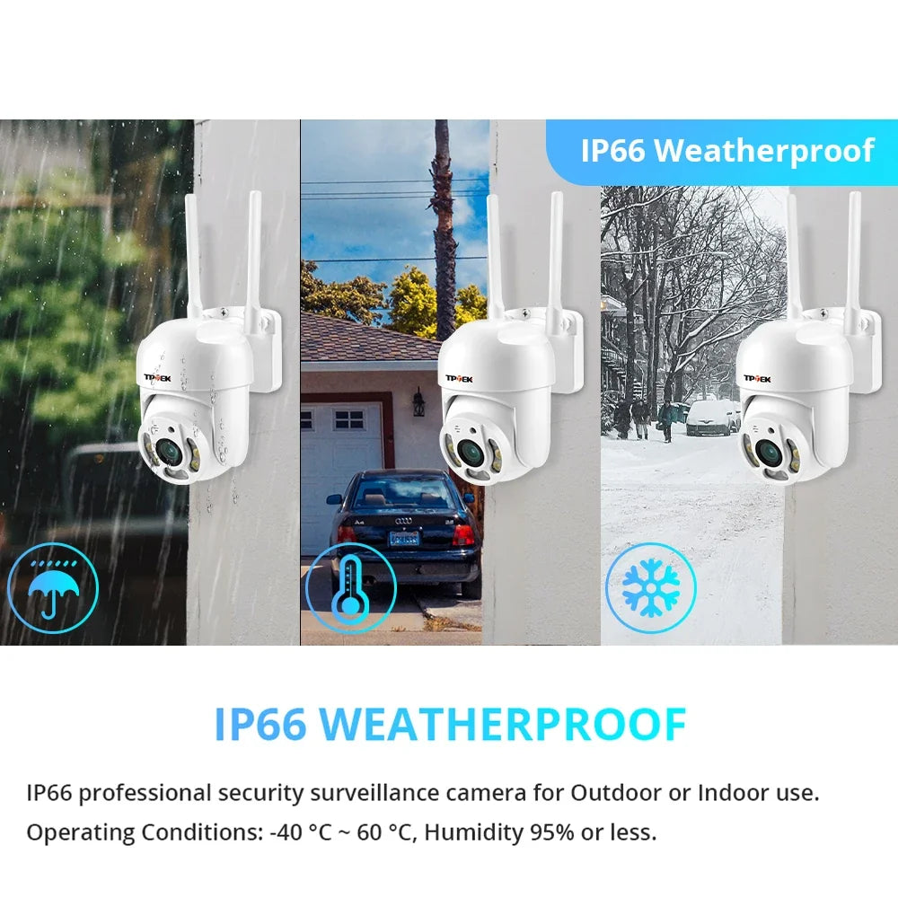 Caméra De Surveillance Extérieure PTZ WiFi 4MP Image