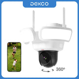 Caméra De Surveillance Extérieure WiFi 3K Avec Projecteur