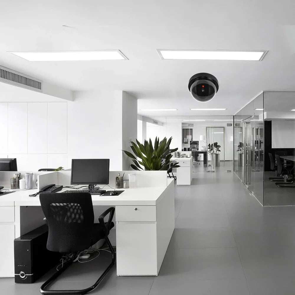 Caméra De Surveillance Factice Avec LED Clignotante