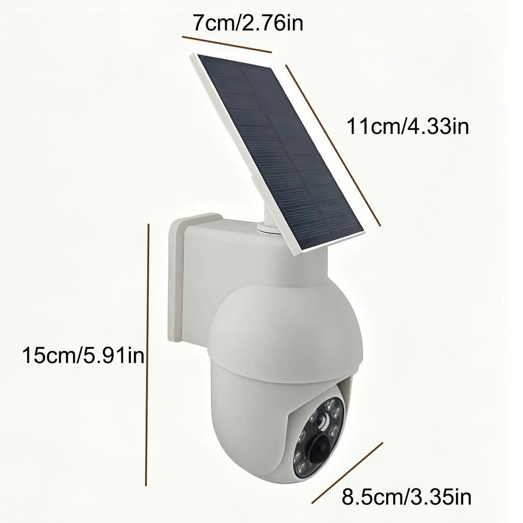Caméra De Surveillance Factice Solaire À LED — photo 2