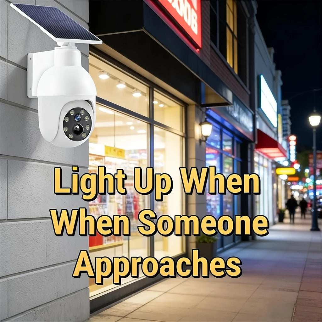 Caméra De Surveillance Factice Solaire À LED — photo 9