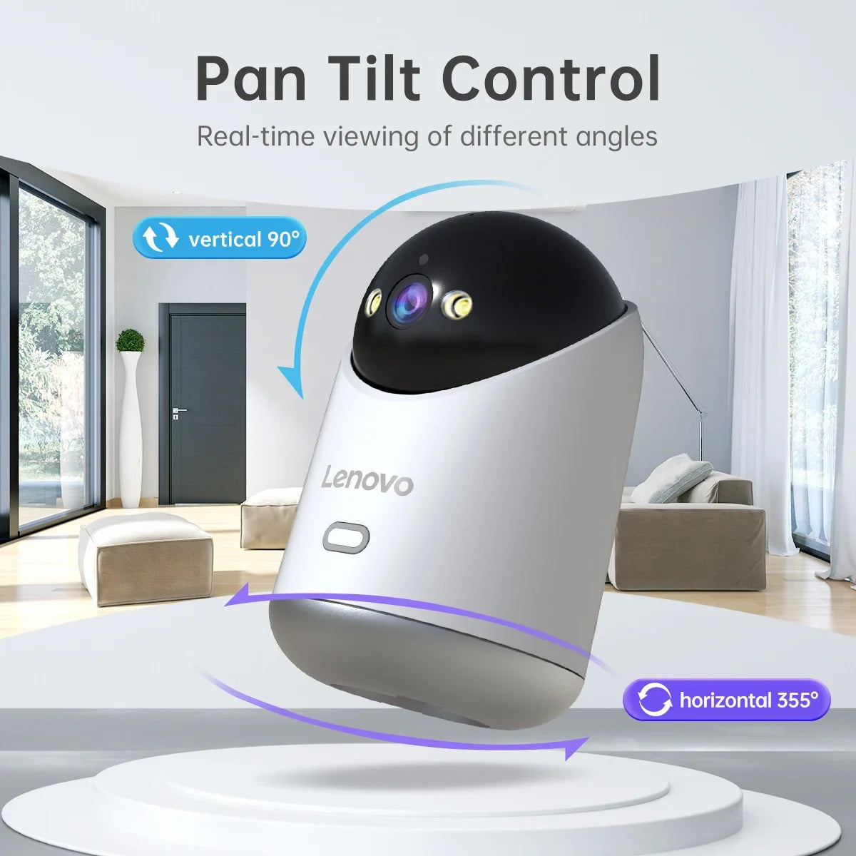 Caméra De Surveillance Intelligente WiFi 5 MP Avec Vision Nocturne