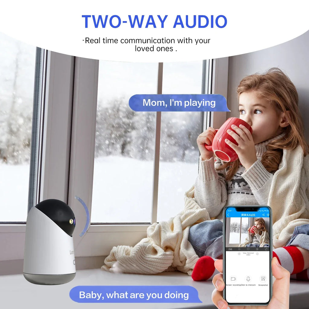 Caméra De Surveillance Intelligente WiFi 5 MP Avec Vision Nocturne