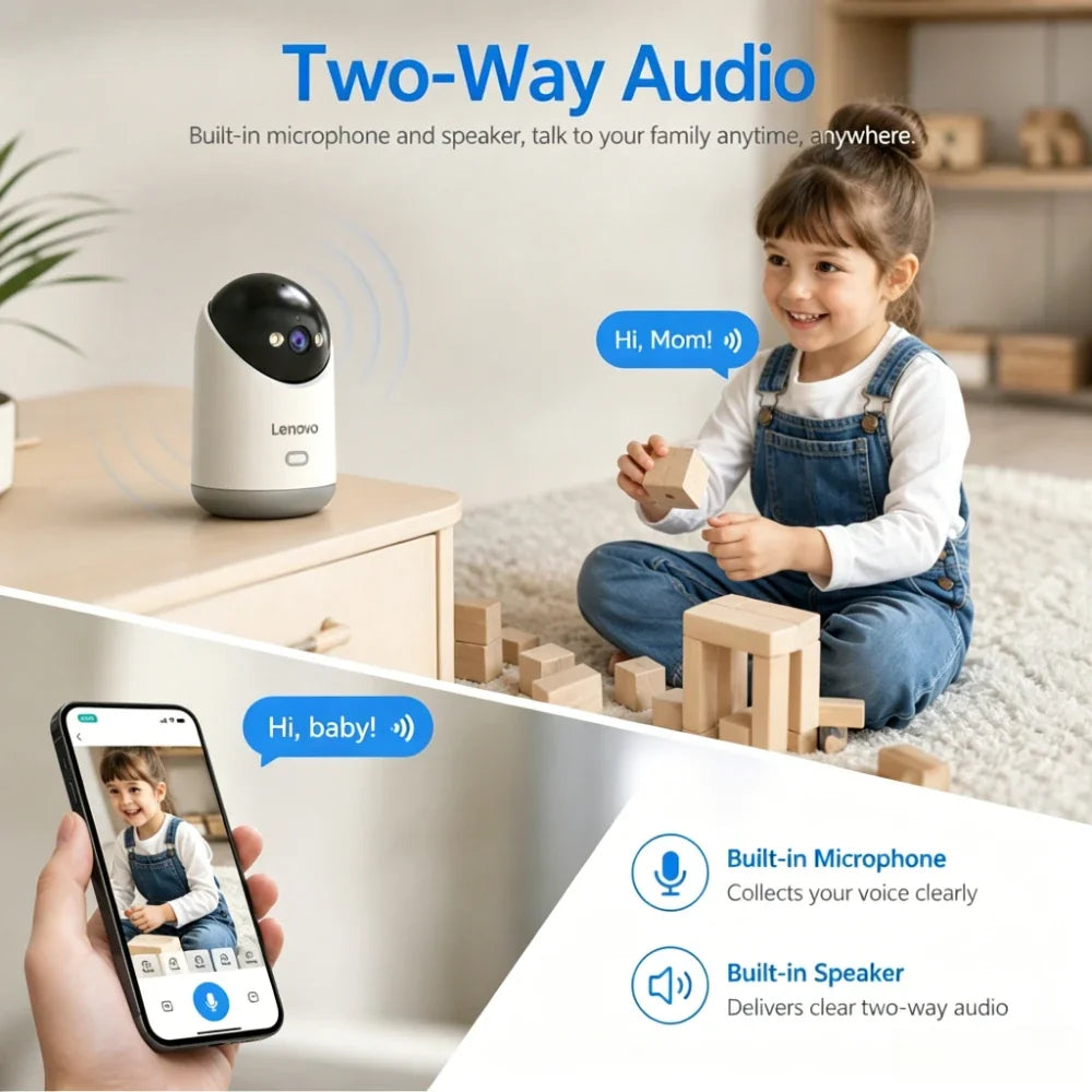Caméra De Surveillance Intelligente WiFi 5 MP Avec Vision Nocturne Image