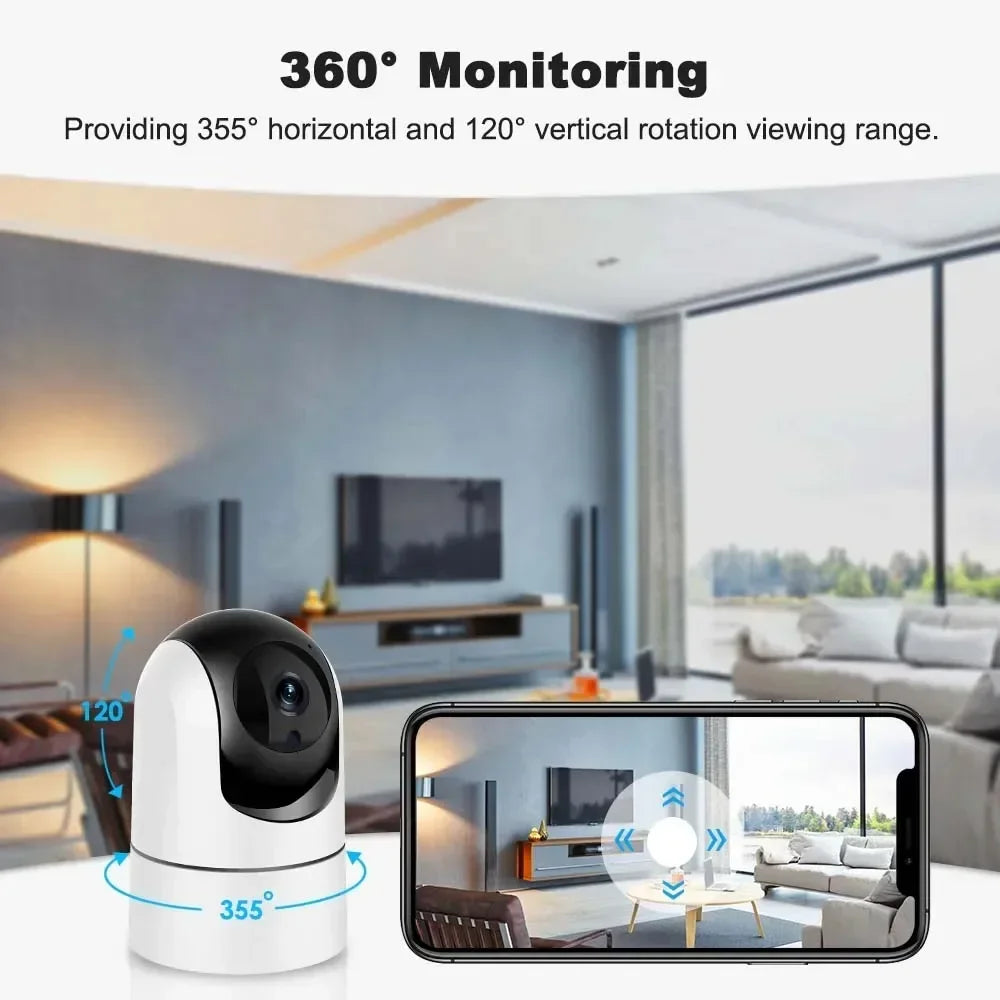 Caméra De Surveillance Intérieure Wi-Fi 6MP Avec Suivi Automatique