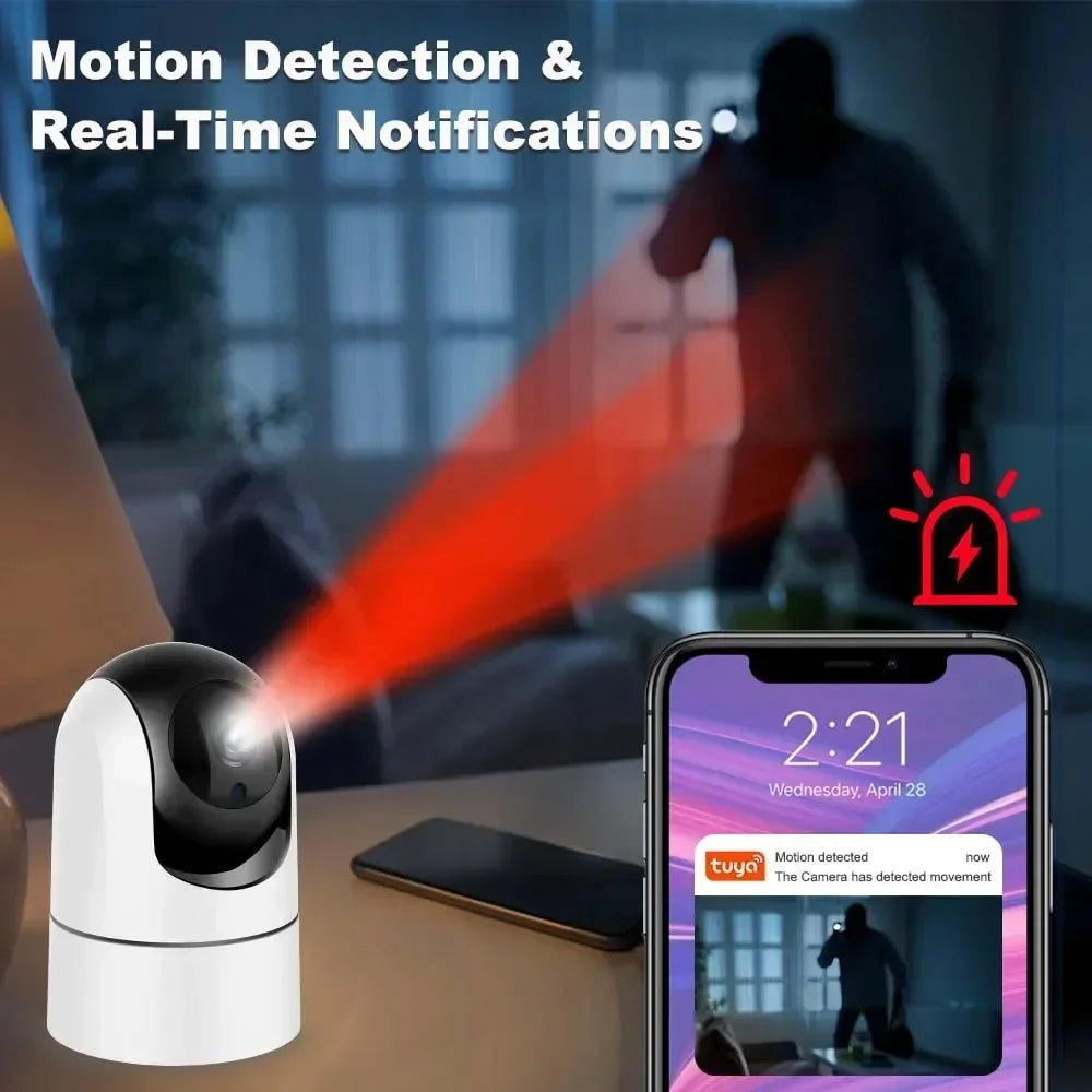 Caméra De Surveillance Intérieure Wi-Fi 6MP Avec Suivi Automatique