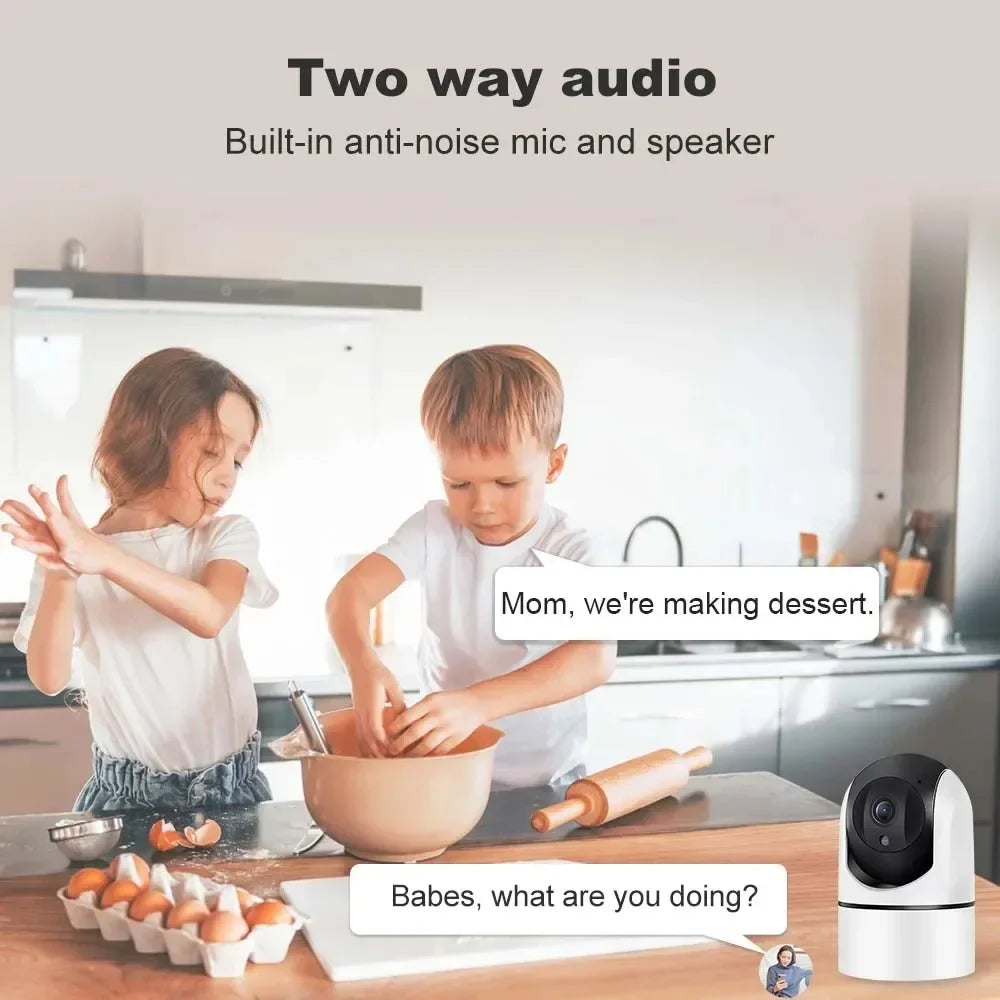 Caméra De Surveillance Intérieure Wi-Fi 6MP Avec Suivi Automatique