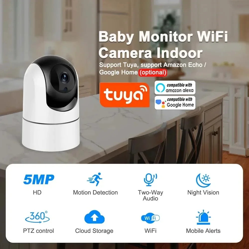 Caméra De Surveillance Intérieure Wi-Fi 6MP Avec Suivi Automatique