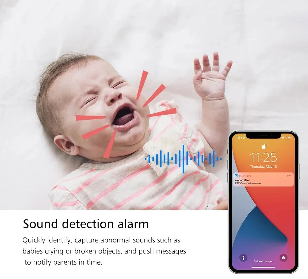 Caméra De Surveillance Intérieure Wi-Fi 6MP Avec Suivi Automatique