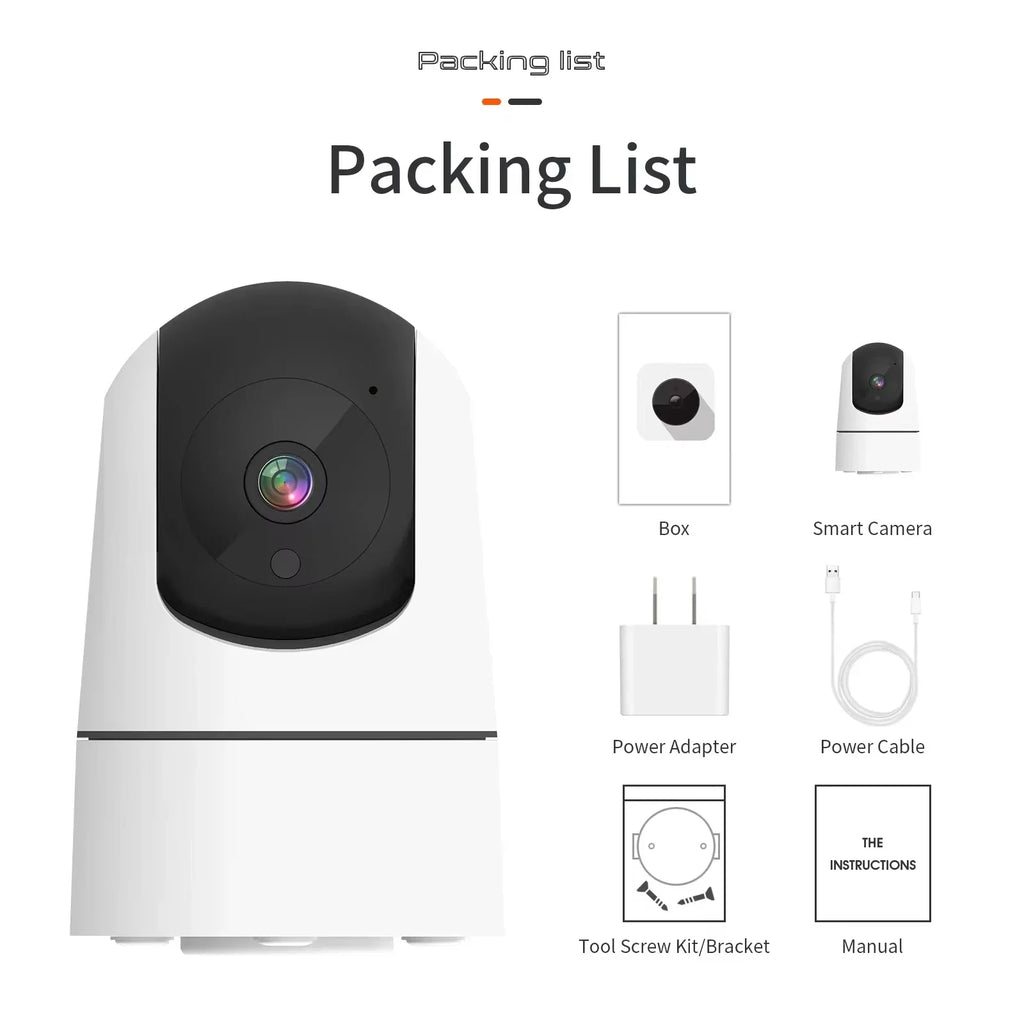 Caméra De Surveillance Intérieure Wi-Fi 6MP Avec Suivi Automatique