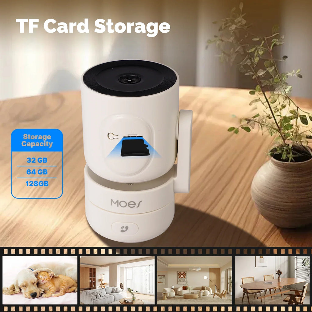 Caméra De Surveillance Intérieure WiFi 4MP Panoramique