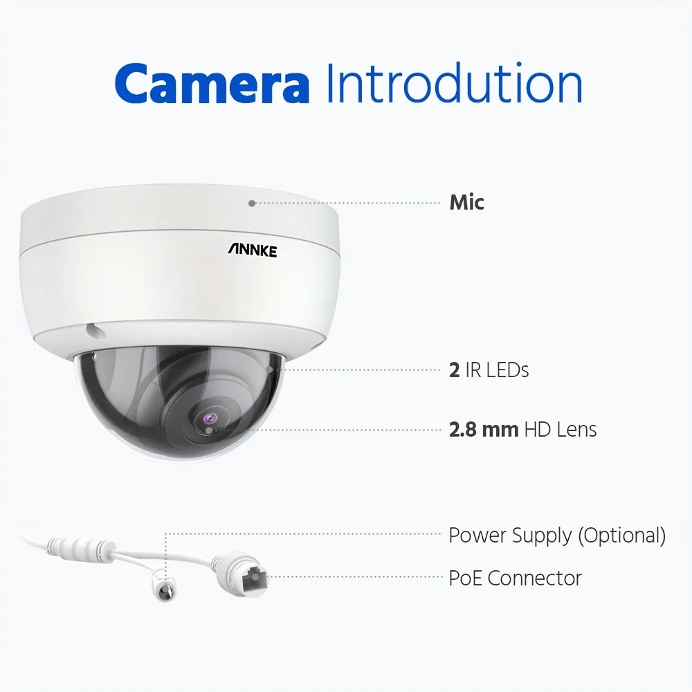 Caméra De Surveillance PoE 5MP Avec Audio — photo 3