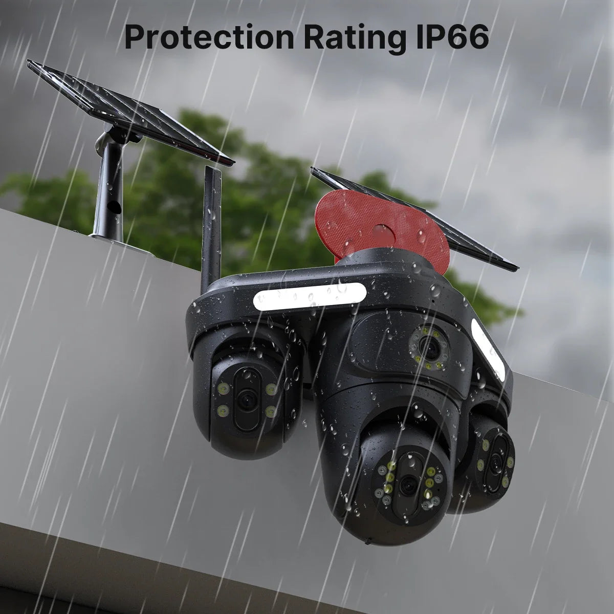 Caméra De Surveillance Solaire 4G Avec Suivi Humain IA