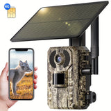 Caméra de Surveillance Solaire 4G avec Vision Nocturne