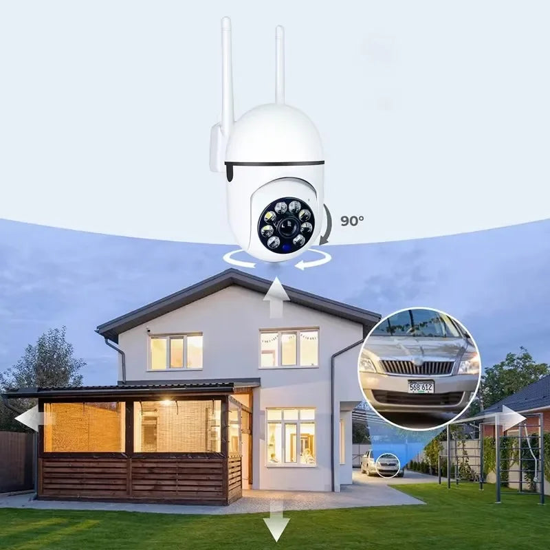 Caméra De Surveillance Wi-Fi PTZ 8MP Avec Zoom 4X