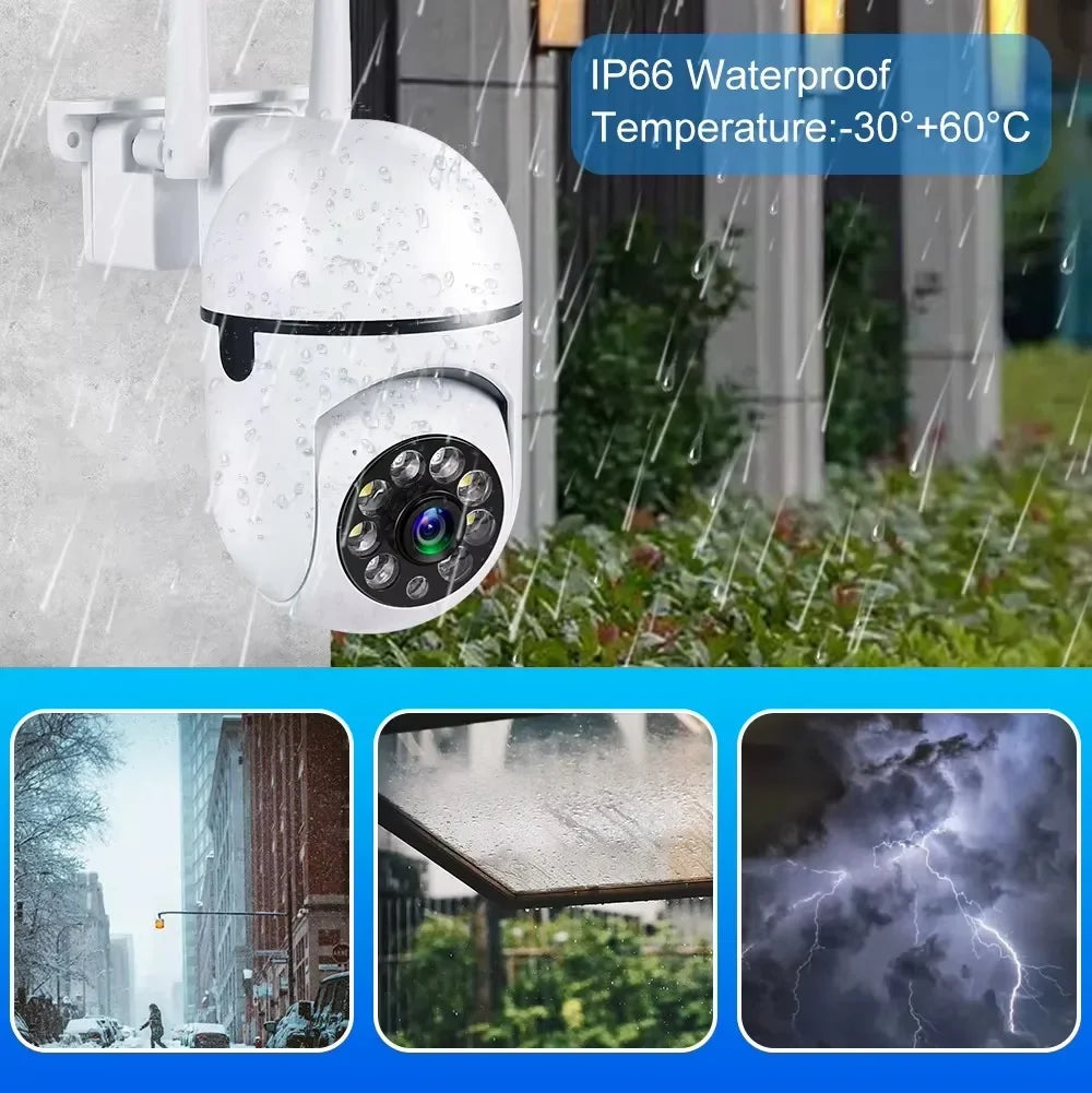 Caméra De Surveillance Wi-Fi PTZ 8MP Avec Zoom 4X