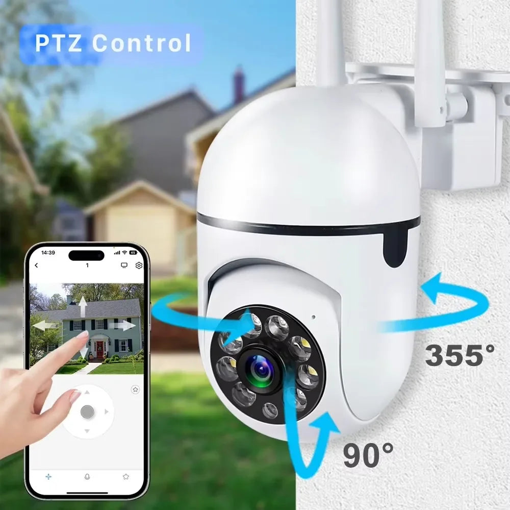 Caméra De Surveillance Wi-Fi PTZ 8MP Avec Zoom 4X