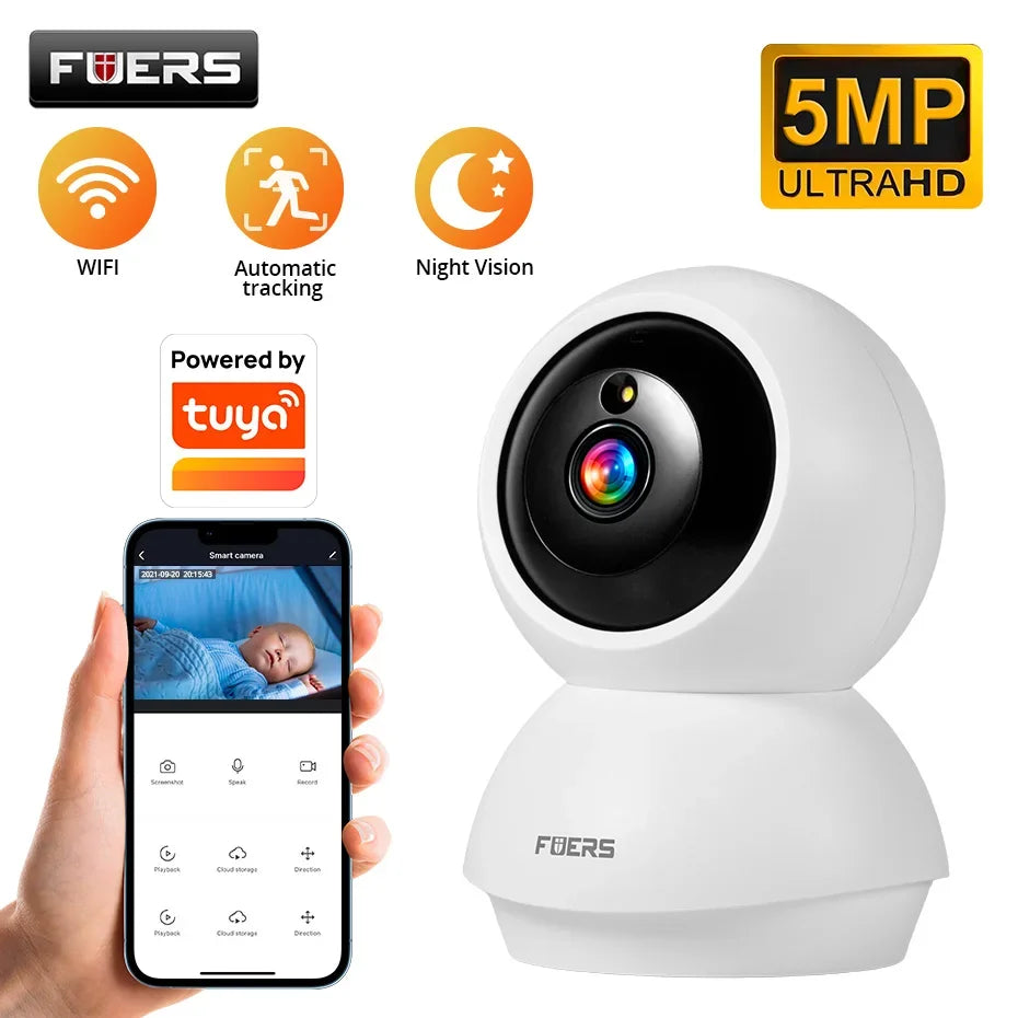 Caméra De Surveillance WiFi Intérieure Avec Suivi Automatique